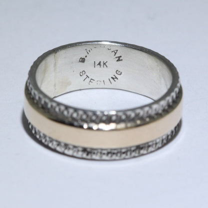 14K & Zilveren Ring door Bruce Morgan