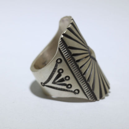 Bague estampée par Herman Smith taille 10