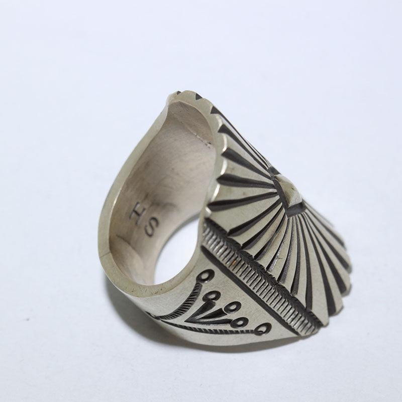 Bague estampée par Herman Smith taille 10