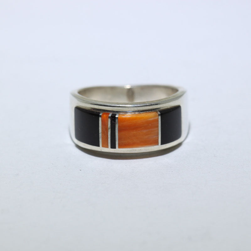 Cincin inlay oleh Wayne Muskett ukuran 7.5