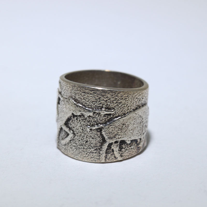 Silver Ring by Darryl Dean Begay Size 8