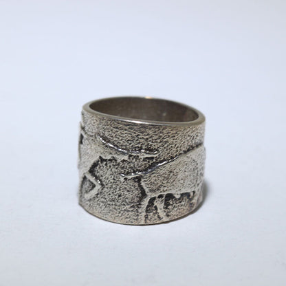 Серебряное кольцо от Даррила Дина Бегэя, размер 8