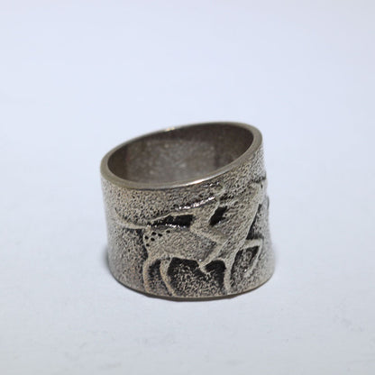 Серебряное кольцо от Даррила Дина Бегэя, размер 8