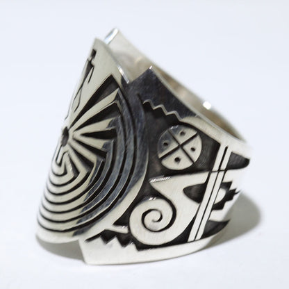 Silver Ring by Berra Tawahongva- 10.5