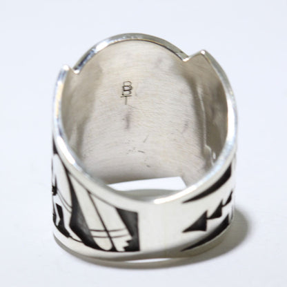 贝拉·塔瓦洪瓦的银戒指 - 10.5号