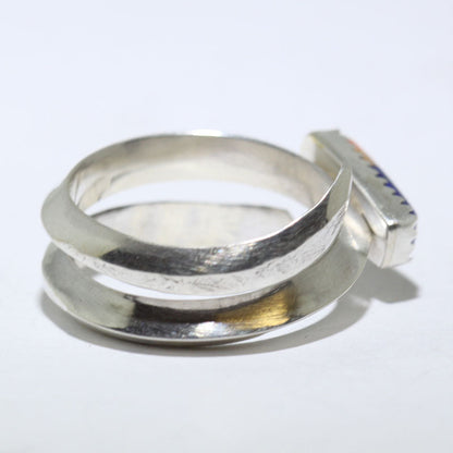 Einlege-Ring von Aaron Peshlakai - Größe 9