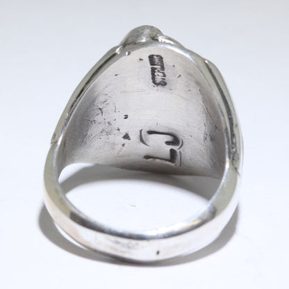 Кольцо из китайской бирюзы, размер 12
