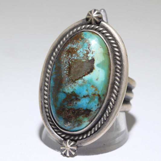 Chinese turquoise ring maat 10