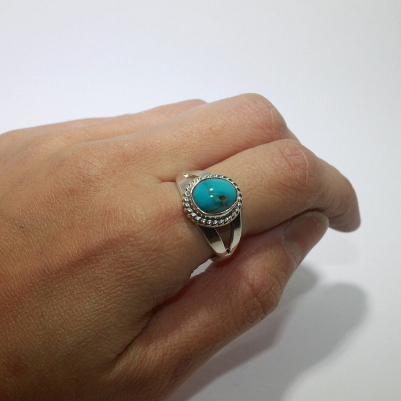 Kingman turquoise ring maat 9