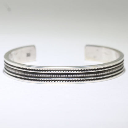 Silver Bracelet by Harrison Jim 5-1/4"