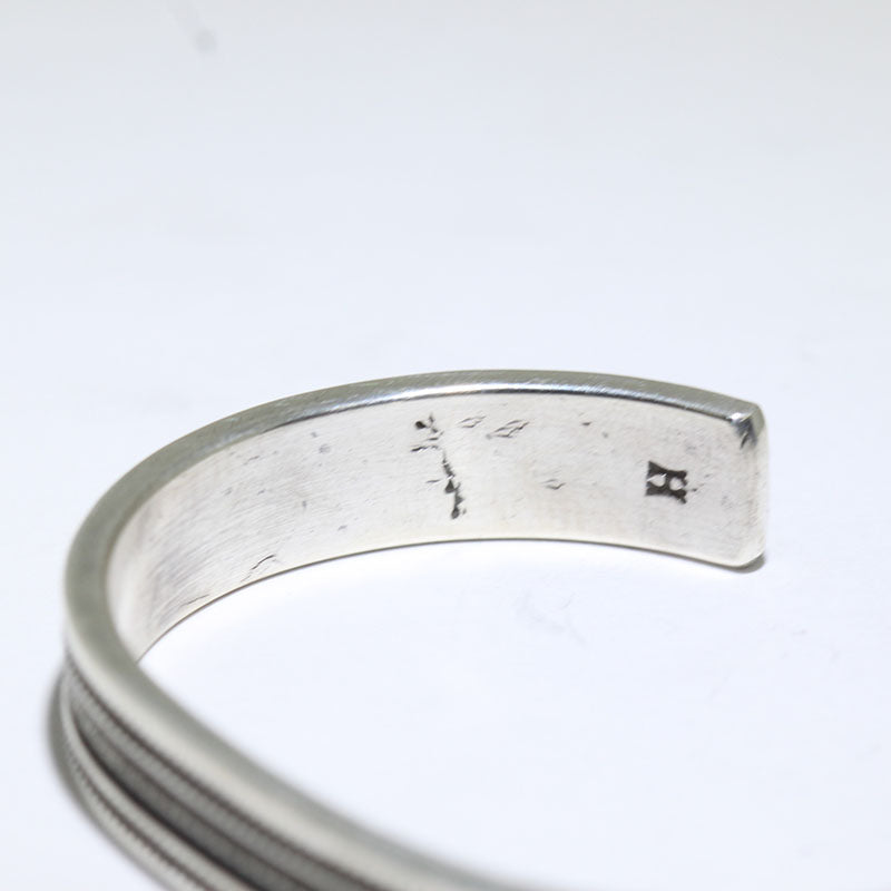 Silver Bracelet by Harrison Jim 5-1/4"