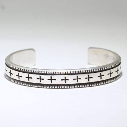 Silver Bracelet by Harrison Jim 5-1/4"