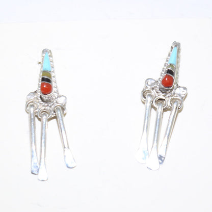 Anting Inlay oleh Zuni