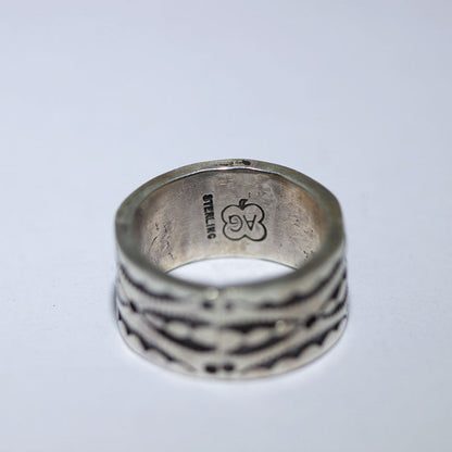 Stampwork-Ring von Arnold Goodluck, Größe 9