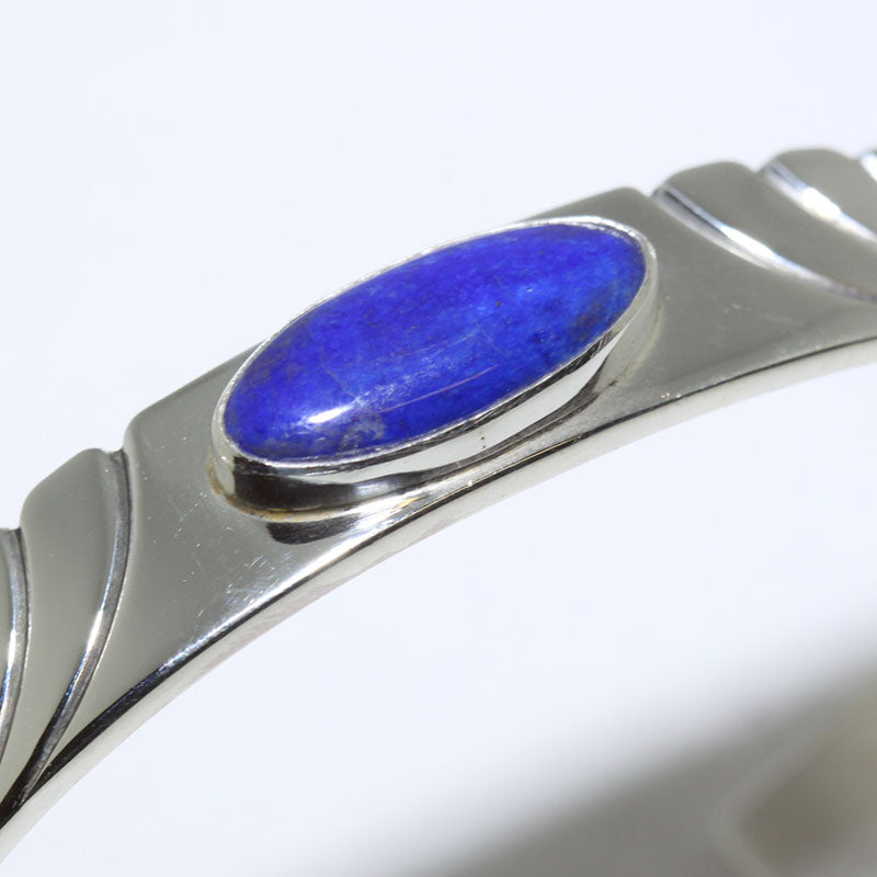 Lapis Bracelet by Steve Yellowhorse 5-1/2"