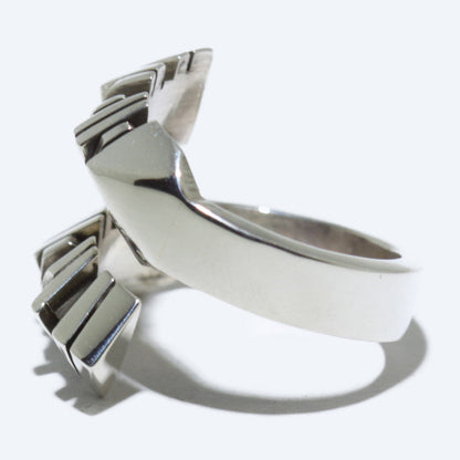 Серебряное кольцо от Исаии Ортиса, размер 10.5