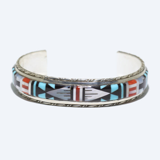 Bracciale con intarsi di Zuni