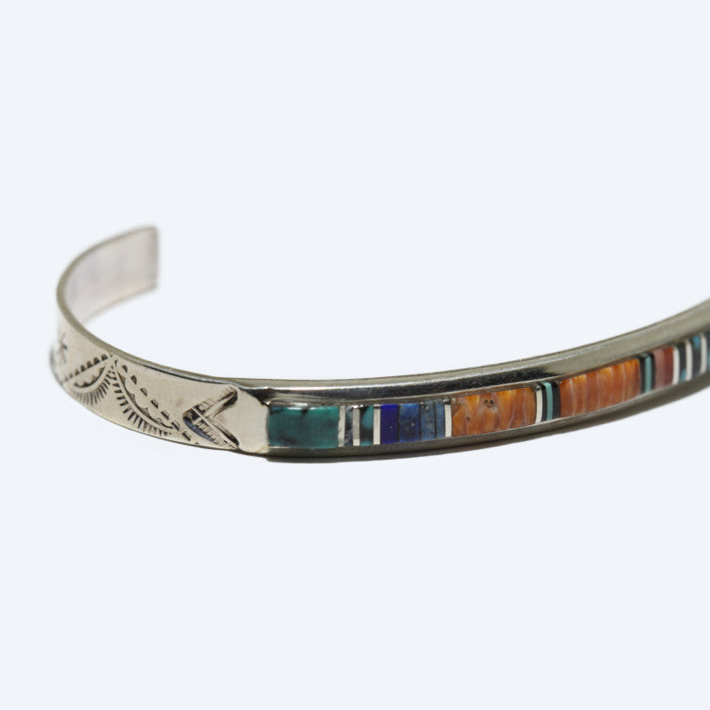 Inlay bracelet by Zuni