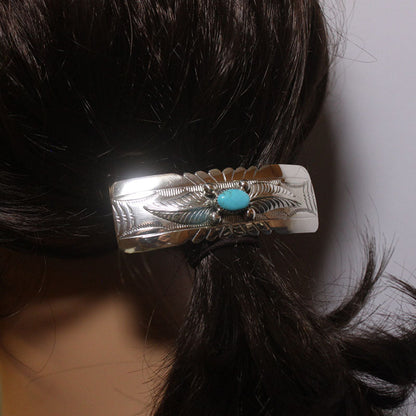 Barrette turquoise par Wilbur Myers