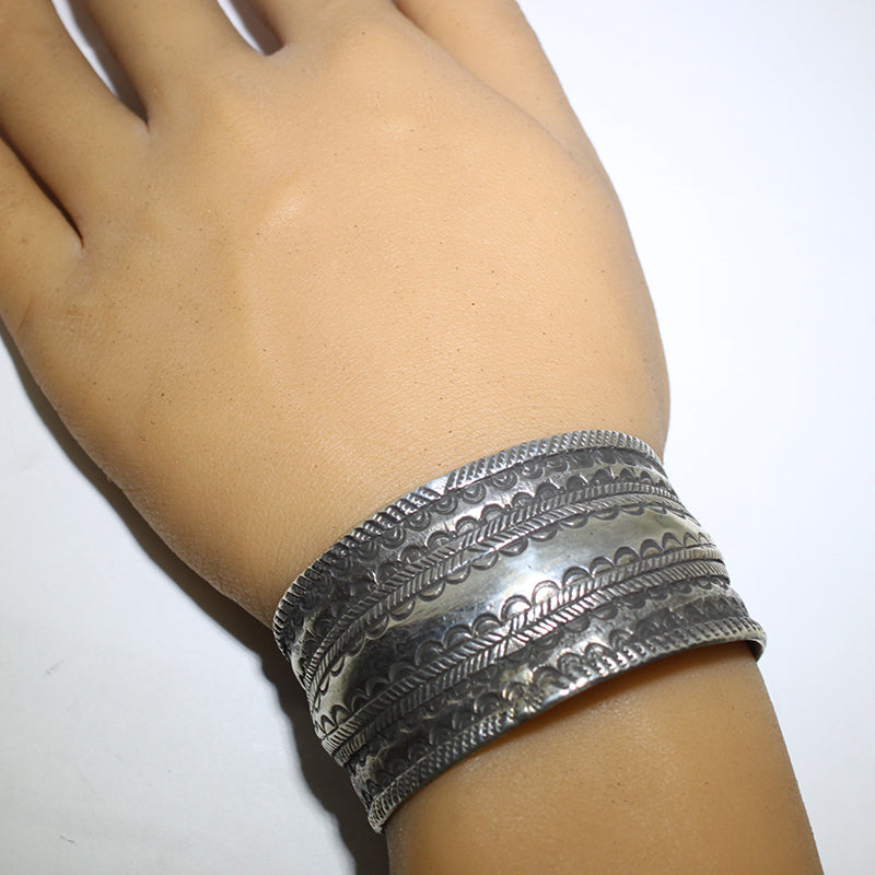 Pulsera de plata por Jock Favour 5-1/4"