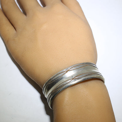 Pulsera de plata de Jock Favour 5-1/4"