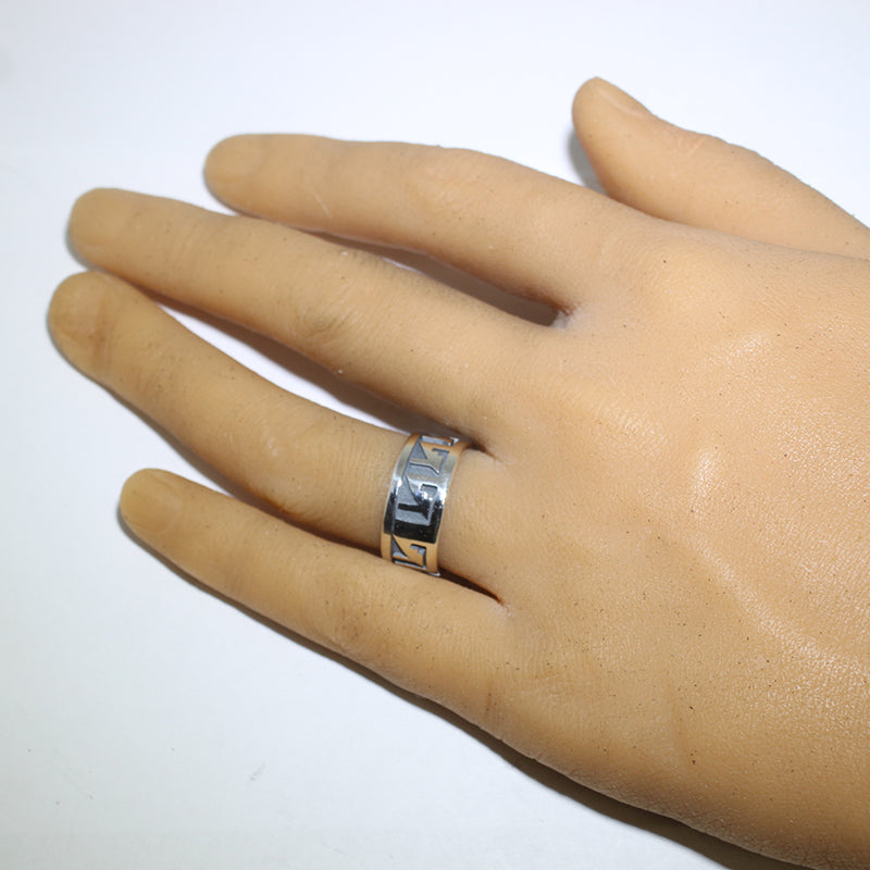 Серебряное кольцо от Рубена Сауфки - размер 8