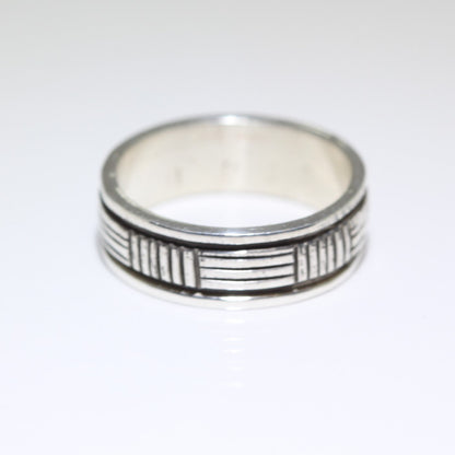 Zilveren ring van Bruce Morgan