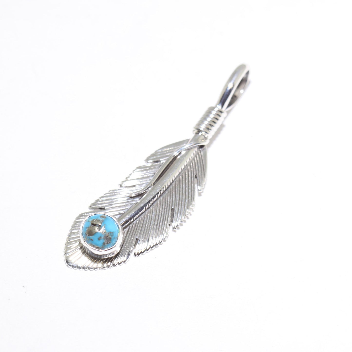 Pendentif Plume Persane par Harvey Mace