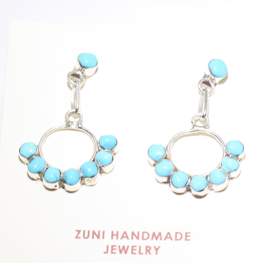 Anting Jed Turquoise oleh Zuni