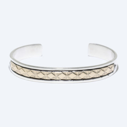 14K & Zilveren Armband door Bruce Morgan