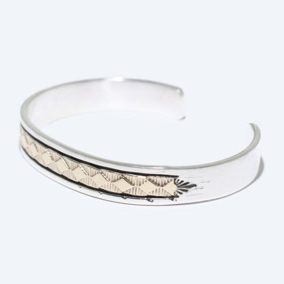 14K & Zilveren Armband door Bruce Morgan