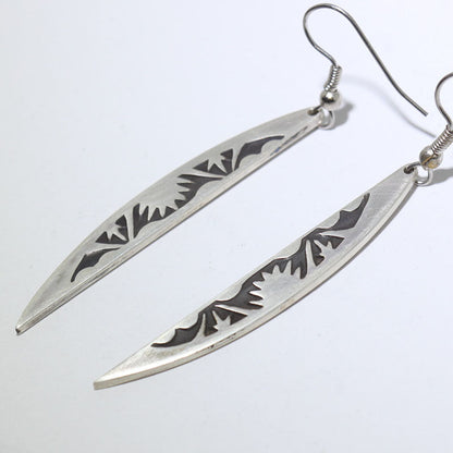 Boucles d'oreilles en argent par Eddison Smith