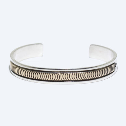 14K & Silberarmband von Bruce Morgan