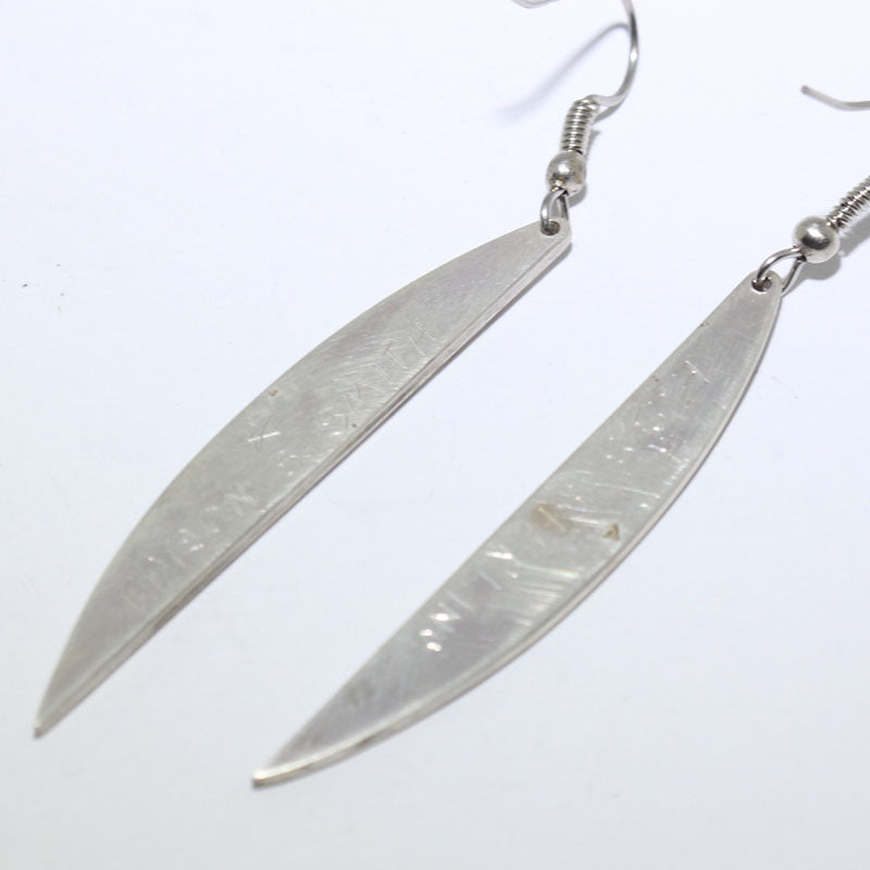 Silver Earrings by Eddison Smith