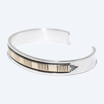 14K & Silberarmband von Bruce Morgan