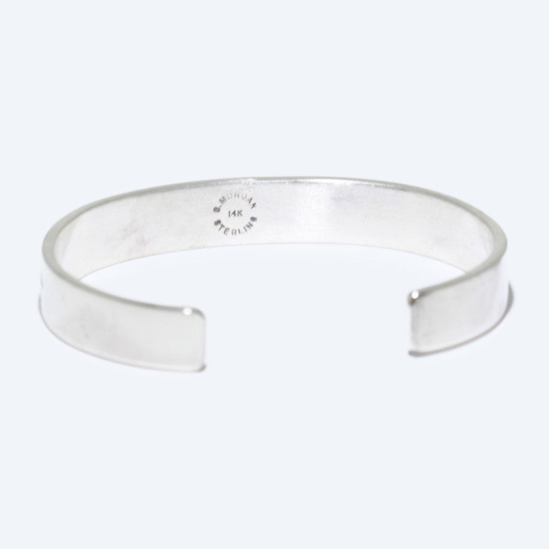 14K & Silver Bracelet by Bruce Morgan