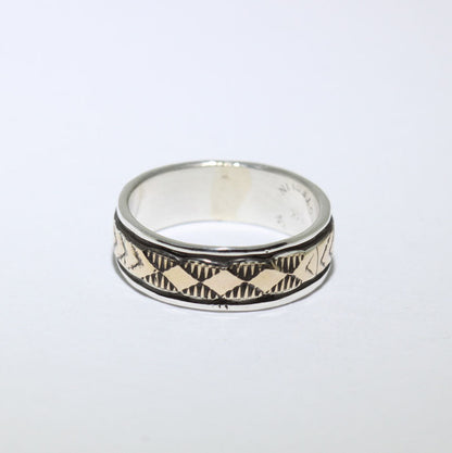 14K & Silver Ring by Bruce Morgan