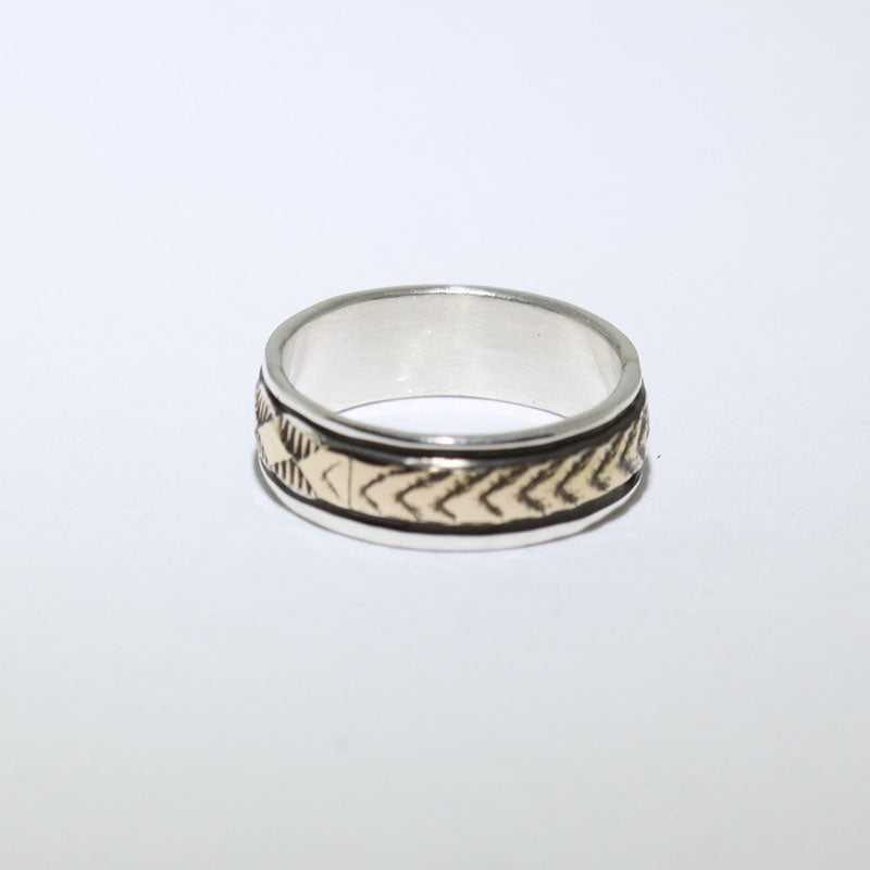 14K & Silver Ring by Bruce Morgan