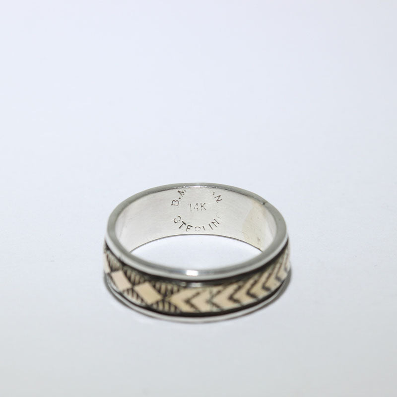 Bague 14K & Argent par Bruce Morgan