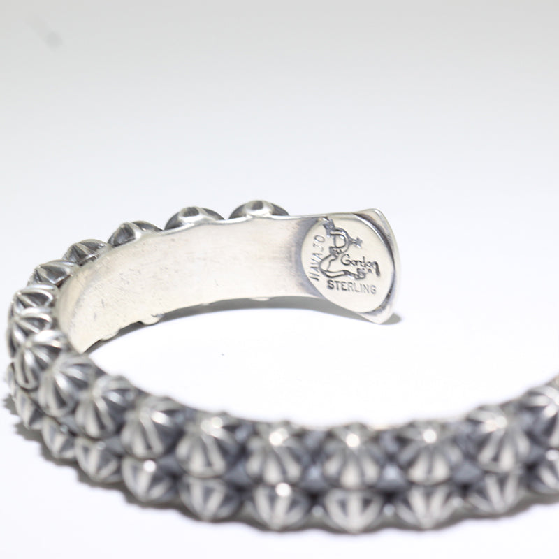 Bracelet en argent par Delbert Gordon 5-3/4"