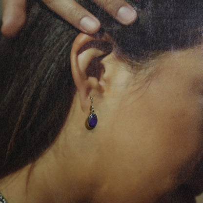 Sugilite Earrings by Navajo