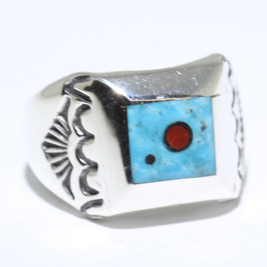 Inlay Ring by Veronica Benally- 5