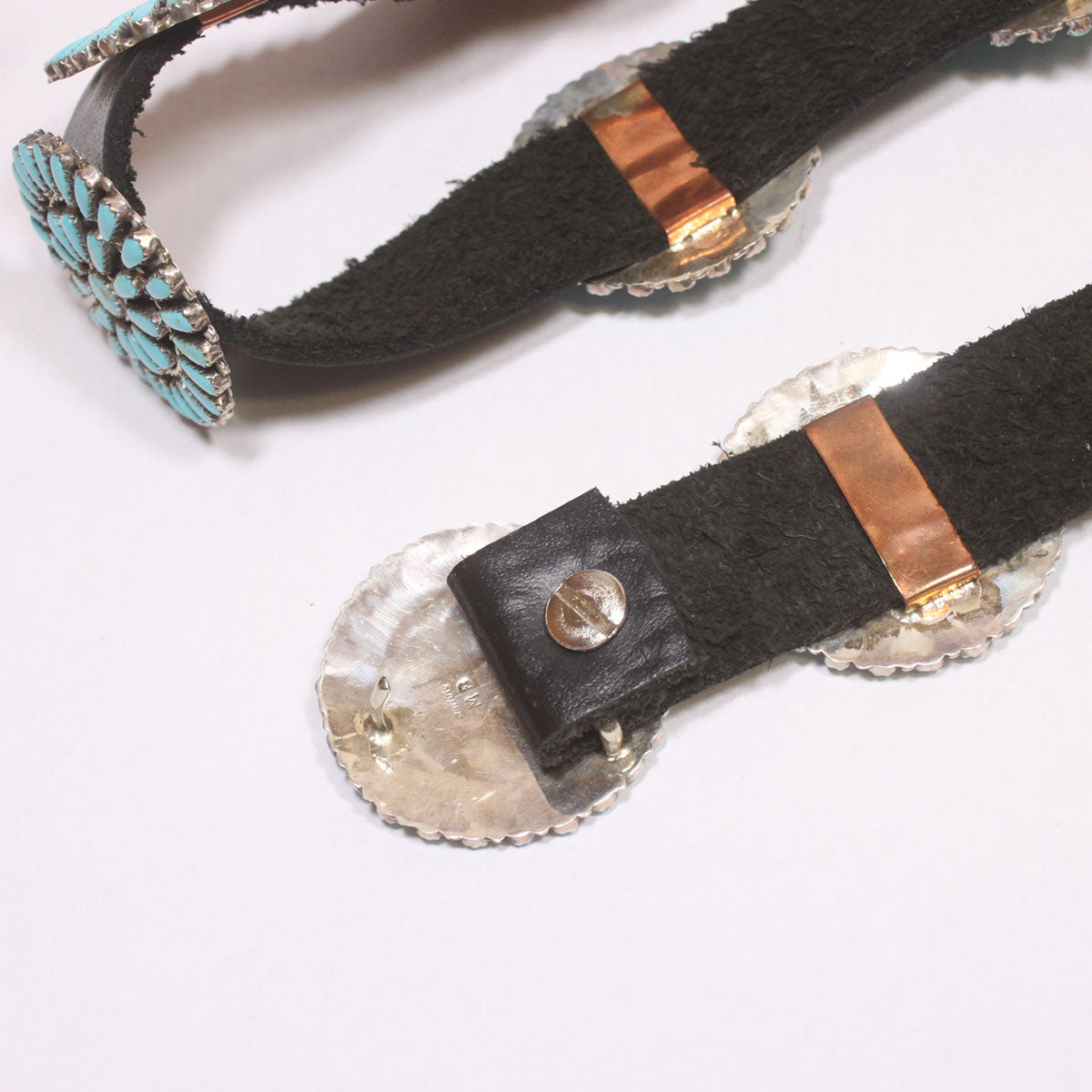 Zeita Begay Cluster concho belt