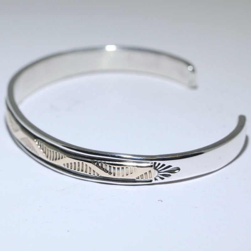 14K- und Silberarmband von Bruce Morgan