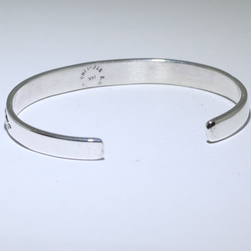 14K & Silver Bracelet by Bruce Morgan