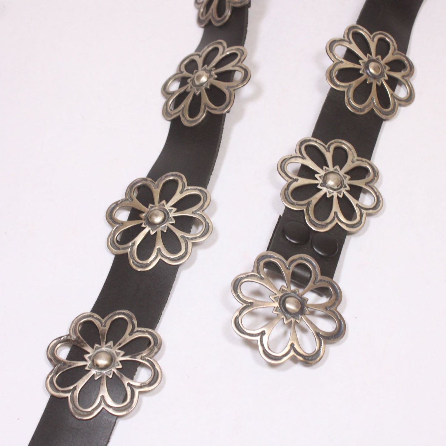 Ceinture concho en argent sterling