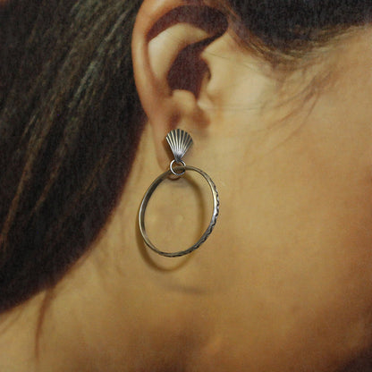 Silver Earrings by Kinsley Natoni