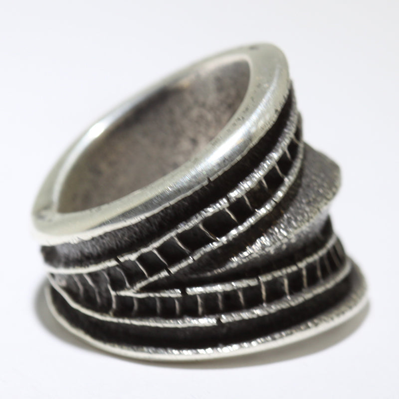 Zilveren Ring door Harrison Jim - Maat 9.5