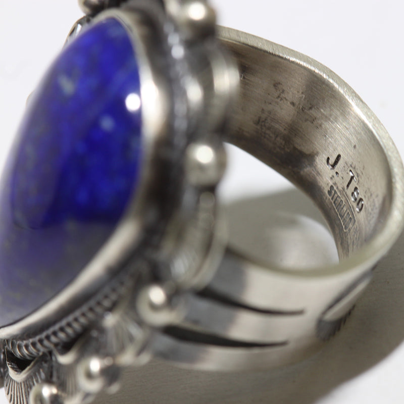 Bague en lapis par Justine Tso - Taille 8