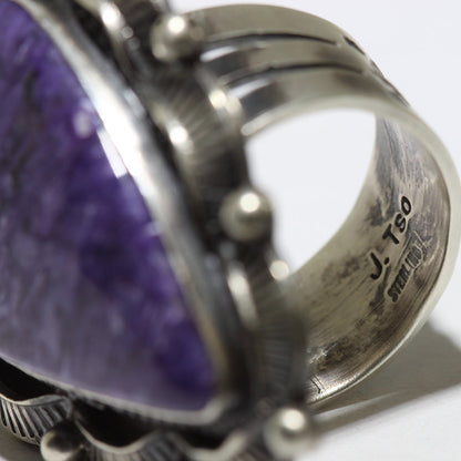 Charoit-Ring von Justine Tso - Größe 9,5